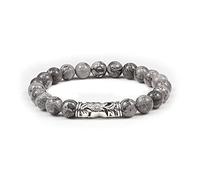 Pulseras y brazaletes de piedra natural a la moda, varios colores, estrellas huecas de 8 mm, pulsera elástica para mujeres y hombres, joyería de Buda, Picasso
