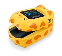 Beurer PO 13 Kids Oxímetro de pulso de dedo para niños, medición de pulso y saturación de oxígeno en segundos, formato pequeño, alineación automática de la pantalla, con bolsa de
