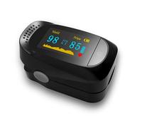 Pulsioxímetro de Dedo Profesional - Oxímetro SpO2 y Pulso con Pantalla OLED Color, Lectura Rápida 8-10 s, Alarma Ajustable, 30 h de Autonomía, Portátil y Preciso para Hogar y Deporte