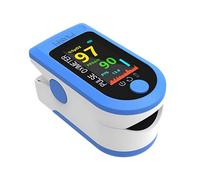 Pulsioxímetro, Monitor de Oxígeno para Dedo para Adultos con Pantalla LED a Color, Visualización Bidireccional, Monitor de Saturación de Oxígeno para Uso Doméstico