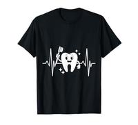 Pulso Dental Higienista Dentista Latido del corazón Camiseta