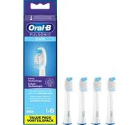 Oral-B Pulsonic Clean - Cabezales para cepillo de dientes (4 unidades) Compatible con todos los cepillos de dientes eléctricos Pulsonic de Oral-B