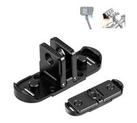 PULUZ Adaptador de base de trípode plegable para GoPro Hero 12 11 10 9 8 | Soporte plegable de repuesto compatible con trípode, palo selfie, soporte de base de liberación rápida y otros accesorios de
