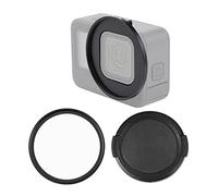 PULUZ Anillo adaptador de filtro de lente UV de 52 mm para GoPro Hero 12, 11, 11 Mini, 10, 9, anillo convertidor de filtro con tapa