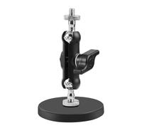 PULUZ Base Magnética con Rotación de 360 Grados, Soporte de Clip Tipo Pea con Interfaz de 1/4 de Pulgada para GoPro MISSION 1/1 PRO / Insta360/DJI