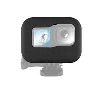 PULUZ Carcasa de espuma para parabrisas GoPro HERO12 11 10 9 Negro Espuma para parabrisas de coche reduce el ruido del viento para una grabación de audio óptima