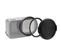 PULUZ Filtro de lente para cámara Insta360 Ace Pro, anillo adaptador de filtro de lente UV de 52 mm con cubierta de lente para accesorios Insta360 Ace Pro