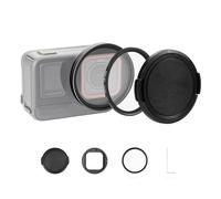 PULUZ Filtro de lente UV de 52 mm para Insta360 Ace Pro, material de aleación de aluminio con cubierta de lente, anillo adaptador de filtro de lente UV para Insta360 Ace Pro, accesorios de cámara de