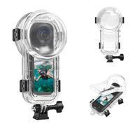 PULUZ Funda de buceo impermeable de 60 m para Insta360 X5, carcasa invisible subacuática sellada cubierta protectora para Insta360 X5 accesorios de cámara de fotografía de 360 grados