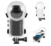 PULUZ Funda de Buceo Impermeable para Insta360 X4, 164 pies / 50 m, Funda de Buceo Invisible subacuática Accesorios de cámara para Insta360 X4, Cubierta Protectora sellada, Carcasa de Carcasa para
