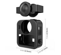 PULUZ Funda protectora de silicona para GoPro MAX 2, funda protectora para el cuerpo de la cámara para GoPro MAX2