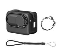 PULUZ Funda protectora para cámara Insta360 GO 3S, funda de silicona con tapa de lente y correa, accesorios para cámara de acción Insta 360 GO 3S
