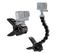 PULUZ Jaws Flex - Soporte para cámara de acción Go Pro Hero 12, 11, 10, 9, 8, 7, 6, 5, 4, Session, 3+, 3, 2, 1, Hero (2018), Fusion, Max, DJI Osmo