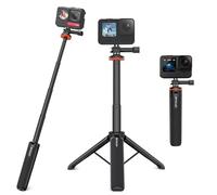 PULUZ Palo de cámara de acción de 52 cm para Insta360 One X2 X3 X4X5, Insta 360 trípode selfie stick para DJI Osmo 360 Action 5 Pro Pocket 3 Ation3 4 para GoPro 13 12 11 10 9