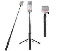 PULUZ Palo selfie invisible 2 en 1 + trípode para cámara de acción Insta360 X5/X4/X3, Insta 360 GO 3S, Ace Pro, GO 3, X3, ONE RS