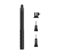 PULUZ Palo selfie invisible de 114 cm para Insta360, extensión invisible monopié con base adaptadora y tornillo doble para Insta360 One RS / X2 / X3 / X4