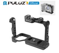 PULUZ para Sony ILME-FX30 / FX3 plataforma estabilizadora de jaula de cámara de Metal con deslizador NOTA 1/4 tornillos 3/8 expansión y orificios de posición Arri Only Camera Cage