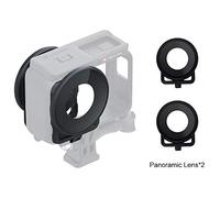 PULUZ - Protector de lente para cámara Insta 360 One R Panorámica con marco, color negro