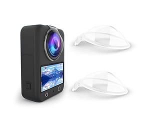 PULUZ Protector de lente para DJI Osmo 360, cubierta protectora de lente de policarbonato con lente de cámara panorámica DJI Osmo 360, a prueba de arañazos y polvo (material de policarbonato)