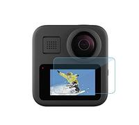 PULUZ - Protector de pantalla para GoPro Max, 2 unidades, protector de pantalla LCD de cristal templado para cámara GoPro Max Action