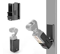 PULUZ Soporte magnético con zapata fría para DJI Osmo Pocket 3, soporte de base magnético plegable en escritorio, superficie vertical y ajustable a 180°