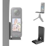 PULUZ Soporte magnético en L para Insta360 X5 X4 Air X3/DJI Pocket 3 2, OSMO 360, 180° ajustable 1/10.2 cm-20 almohadilla de escritorio para GoPro Hero 12 11 10 9 8 y otros accesorios de cámara de