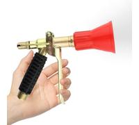 Pulverizador a presión - Boquilla de cobre Atomizador de 7,87 x 4,72 pulgadas, Pulverizador de alta presión, Pistola de agua ajustable, Herramienta de limpieza | Potente control de limpieza al aire li