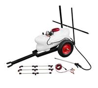 Pulverizador ATV Remolque 12V Tanque 60L Presión 9 Bar Granja Agrícola Tanque Jardín Esparcidor Pesticida Herbicida Fertilizante Abono Líquido Desinfectante Rociador Malas Hierbas + Fijaciones