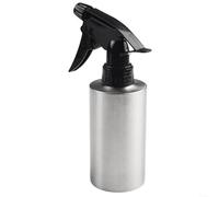 Pulverizador de aceite de acero inoxidable de 250 ml para cocinar en casa, hornear, asar ensalada y para barbacoa, con bomba de gatillo para una distribución uniforme del aceite