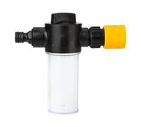 Pulverizador de agua de espuma de jardín ajustable, 100 ml para manguera de jardín, pulverizador de espuma de nieve para tubo de manguera, herramienta de limpieza de agua de espuma de alta presión