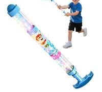 Pulverizador de agua de verano - de playa con luz LED Rainbow - Pistola Firearm para niños | Cañón de bombeo Soaker extraíble para el baño familiar, patio, jardín, césped, fest