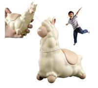 Pulverizador de agua interactivo de alpaca, juguete para jugar al aire libre, pulverizador de prensa manual de gran capacidad con cabezal giratorio