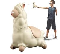 Pulverizador de agua para niños, juguetes de combate al juego de agua de alpaca, juguetes portátiles de la piscina de animales, juegos de fiesta de playa para niños para niñas, patio de la familia, di