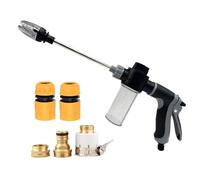 Pulverizador de agua portátil con mango antideslizante portátil | Máquina de lavado de coche de alta presión para automóvil, hogar, ventana, vidrio, jardín, patio, césped