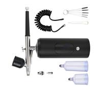 Pulverizador de aire de mano de alta eficiencia de 7,4 V, diseño multiusos para hidratar cosméticos, obras de arte detalladas, aerografía de alta presión para pulverizador artístico
