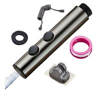 Pulverizador de bidé | Accesorio de acero inoxidable con manguera | Pulverizador de bidé de baño de presión de agua ajustable | para limpieza de baño, lavado femenino, higiene personal, baño de