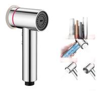 Pulverizador de bidé de base magnética, cabezal de ducha de inodoro de acero inoxidable de alta presión, herramienta de limpieza compacta de baño (A)