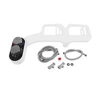 Pulverizador de bidé de doble boquilla |Accesorio de inodoro para bidé con enjuague automático |Presión de agua ajustable para agua fría y caliente |Kit de fácil instalación (1/2in Asia Australia UK)