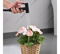 Pulverizador de bidé de doble función, ducha de inodoro de mano de alta presión con spray de modo dual para higiene personal y limpieza (gris)