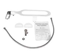Pulverizador de bidé de inodoro inteligente, herramienta de bidé autolimpiante no eléctrica con presión ajustable, ABS, accesorio de inodoro para dormitorio universitario, hogar, escuela y baños de