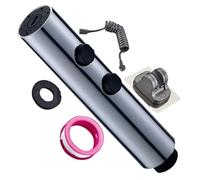 Pulverizador de bidé para inodoro, accesorio de baño de mano para ducha, bidé de baño de acero inoxidable con presión de agua ajustable para limpieza de pañales