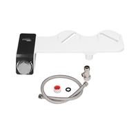 Pulverizador de bidé para inodoro |Presión de agua ajustable y boquilla de mantenimiento automático |Accesorio de bidé de fácil instalación para inodoro/baño |Material plástico (1/2in Asia Australia
