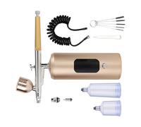 Pulverizador de bombas de aire de alta eficiencia de 7,4 V, agarre ergonómico para rehidratación del cuidado de la piel y proyectos de arte profesionales, pulverizador de aerografía artística con