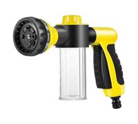 Pulverizador de cañón de espuma, herramienta de lavado ajustable de alta presión para limpieza de mangueras de jardín, botella con boquilla de control, dispositivo dispensador de jabón para césped