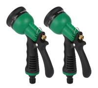 Pulverizador de Champú 12,7 2 Piezas de Alta Presión para Coches | Agua, Jabón y Champú, Mango de Goma Ergonómico Antideslizante, Verde, para Manguera de Jardín