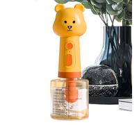 Pulverizador de champú para perros, comida para perros, dispensador de champú eléctrico, pulverizador de jabón, suministros para mascotas, herramientas de limpieza, espuma de dinosaurio de oso para