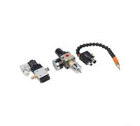 Pulverizador de enfriamiento totalmente sellado de la máquina-herramienta 3l con eje flexible y válvula solenoide para fresado de torno CNC, 24V/110v/220v opcional, construcción de metal de PVC (220V)