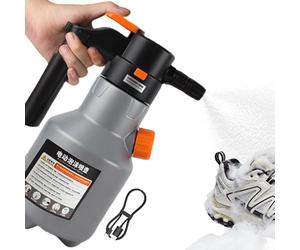 Pulverizador de espuma con bomba - Mango largo recargable 31 x 14 cm 2 L | Pulverizador para coche con botella de spray eléctrica para coche, cocinas domésticas, jardín exterior, limpieza del patio