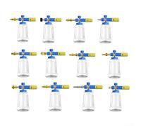 Pulverizador de espuma de alta presión para lavado de autos con construcción de acero inoxidable y latón, se adapta a interfaces estándar de lavadora a presión de 1/4 pulgadas para uso múltiple (K)