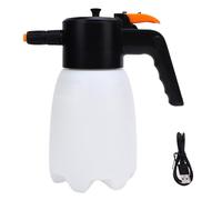Pulverizador de Espuma eléctrico, 1.7L Recargable para Lavado de Coche | Diseño inalámbrico portátil Arranque con un botón Antipulso Válvula de alivio Boquilla ancha de 75° Cuerpo de PE Empuñadura